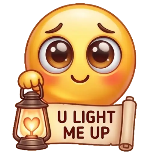 Cute smiley face, stickers, Whatssapp stickers, love, kiss me, valentine, love you